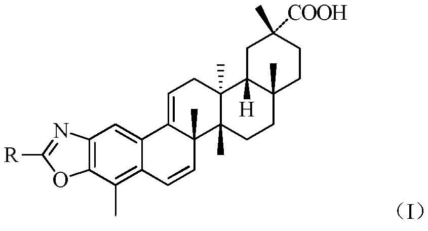 A kind of tripterine derivative and its preparation method and application