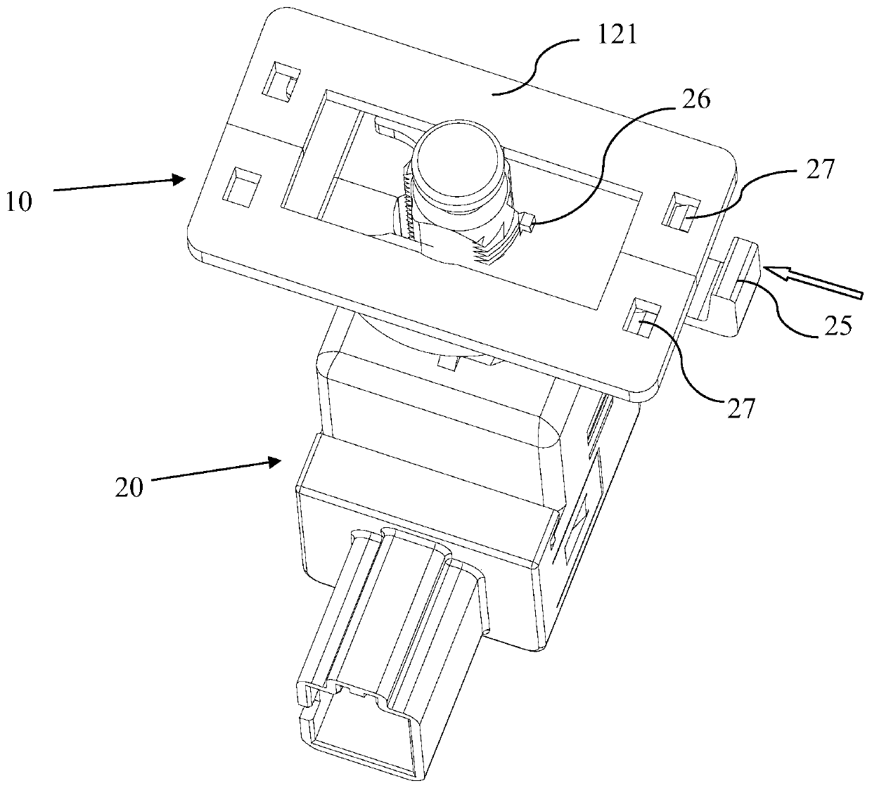 Brake switch locking assembly