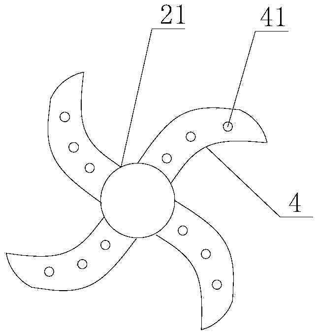 Automotive urea solution stirring device and production device with same