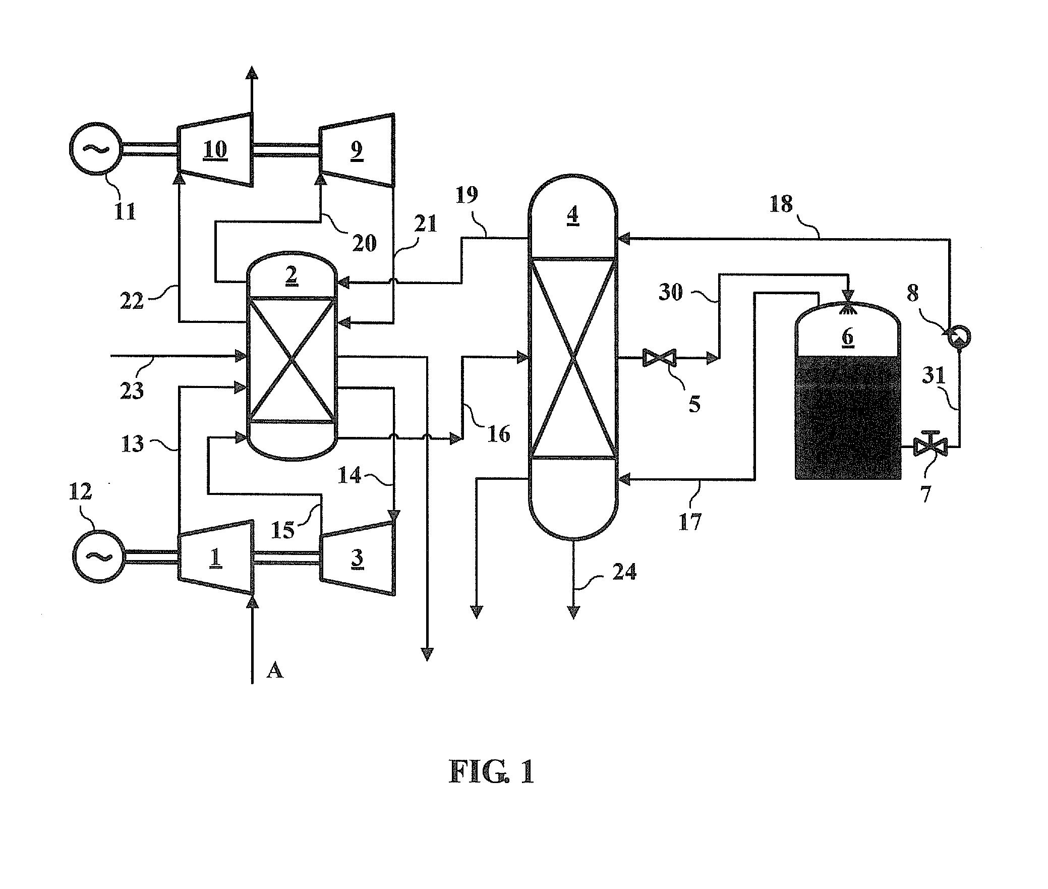 Energy storage system using supercritical air