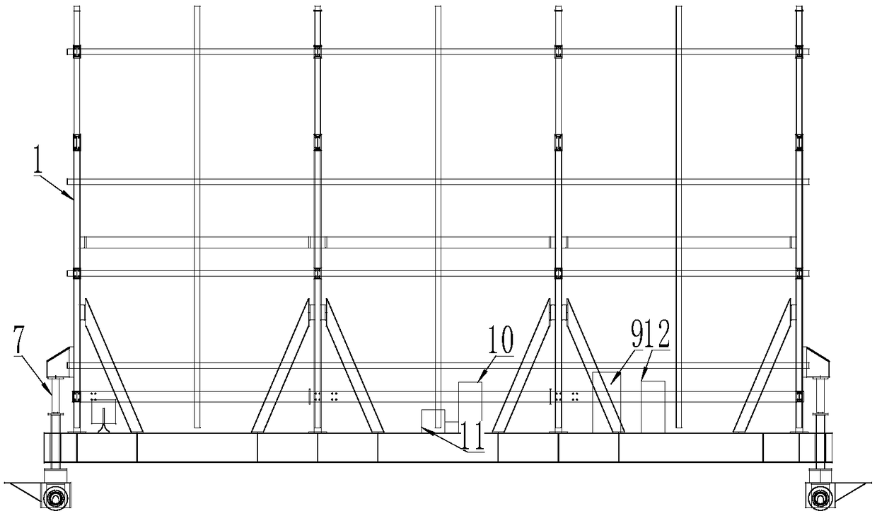 Operation method of tunnel maintenance dust-removal trolley in constant temperature and humidity mode