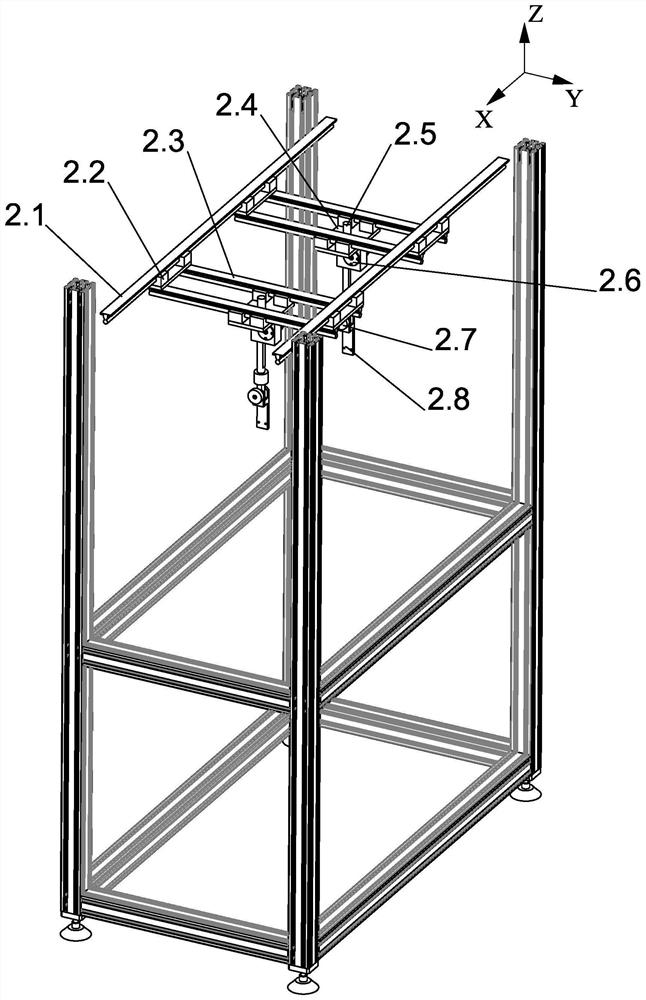 A double-visual inspection belt chain cross-conveyor transplanting machine for picking and filling seedlings