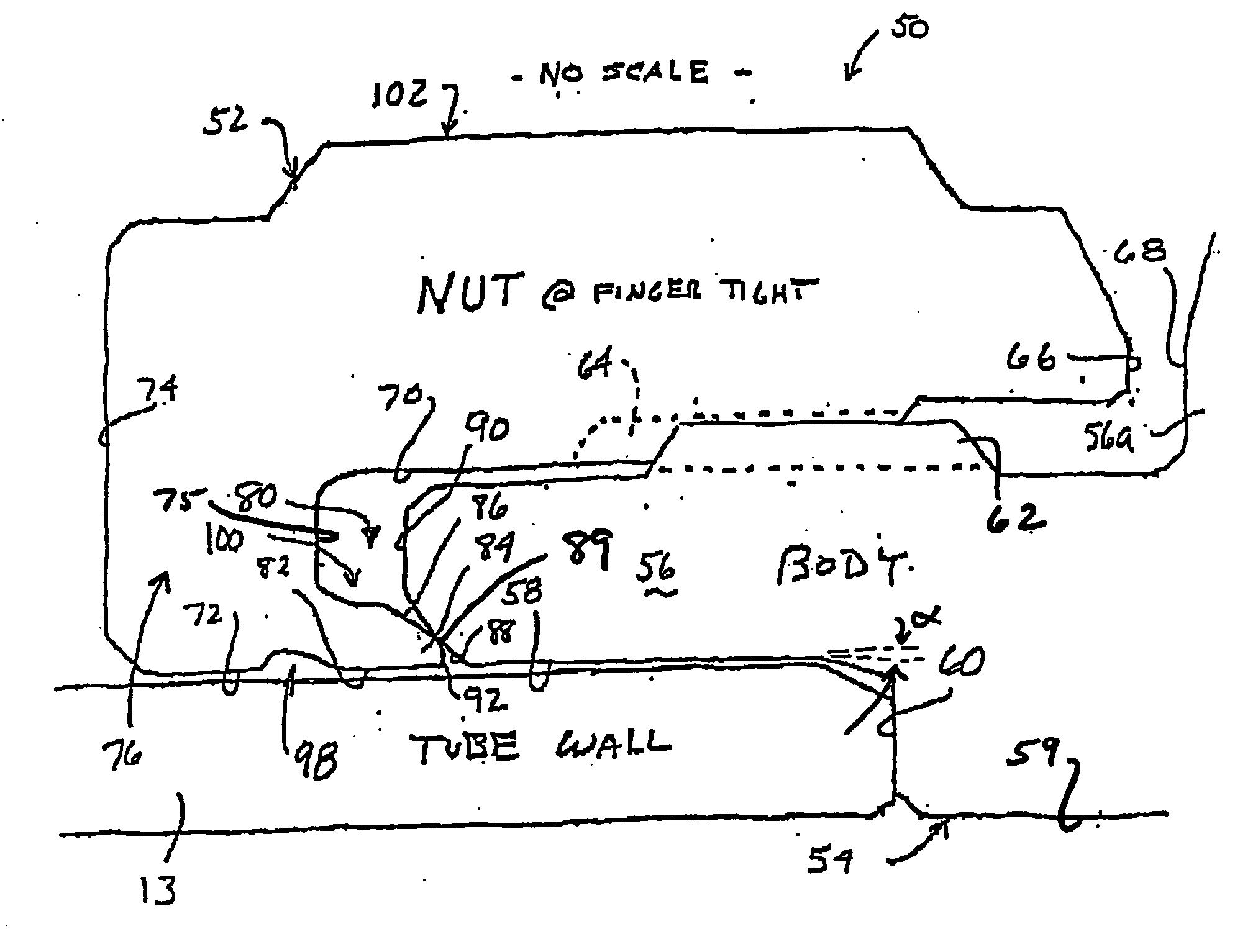 Tube fitting for stainless steel tubing