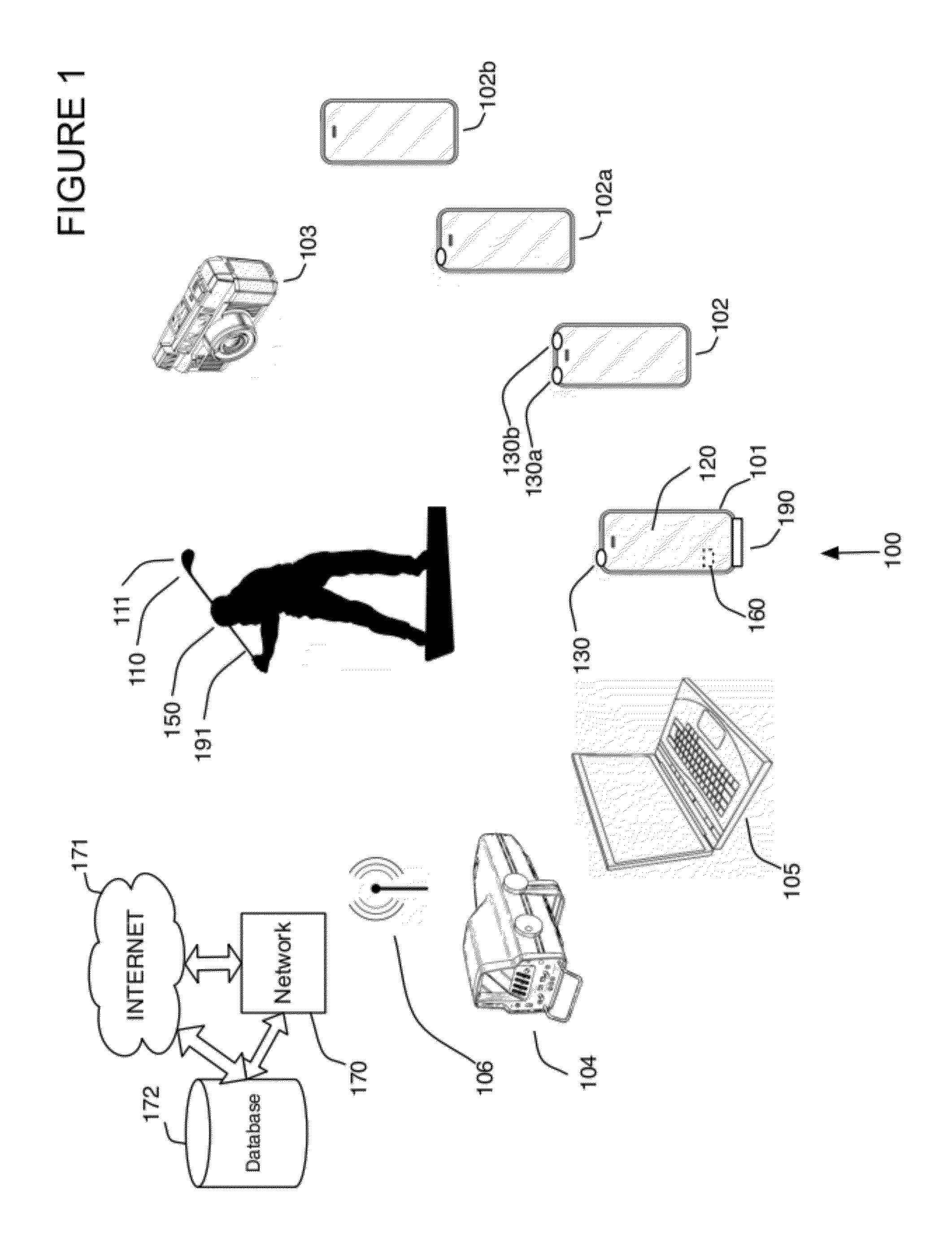 Wireless golf club shot count system