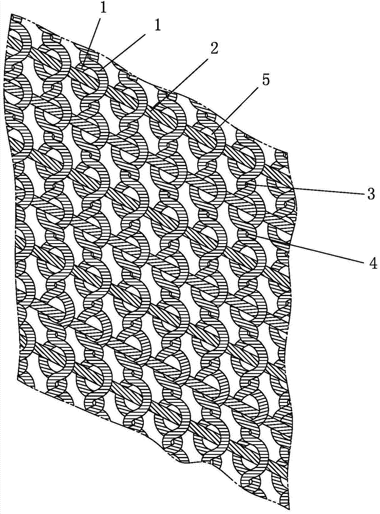 Warp and weft forwards and backwards entwisted white body wide-angle interwoven fabric