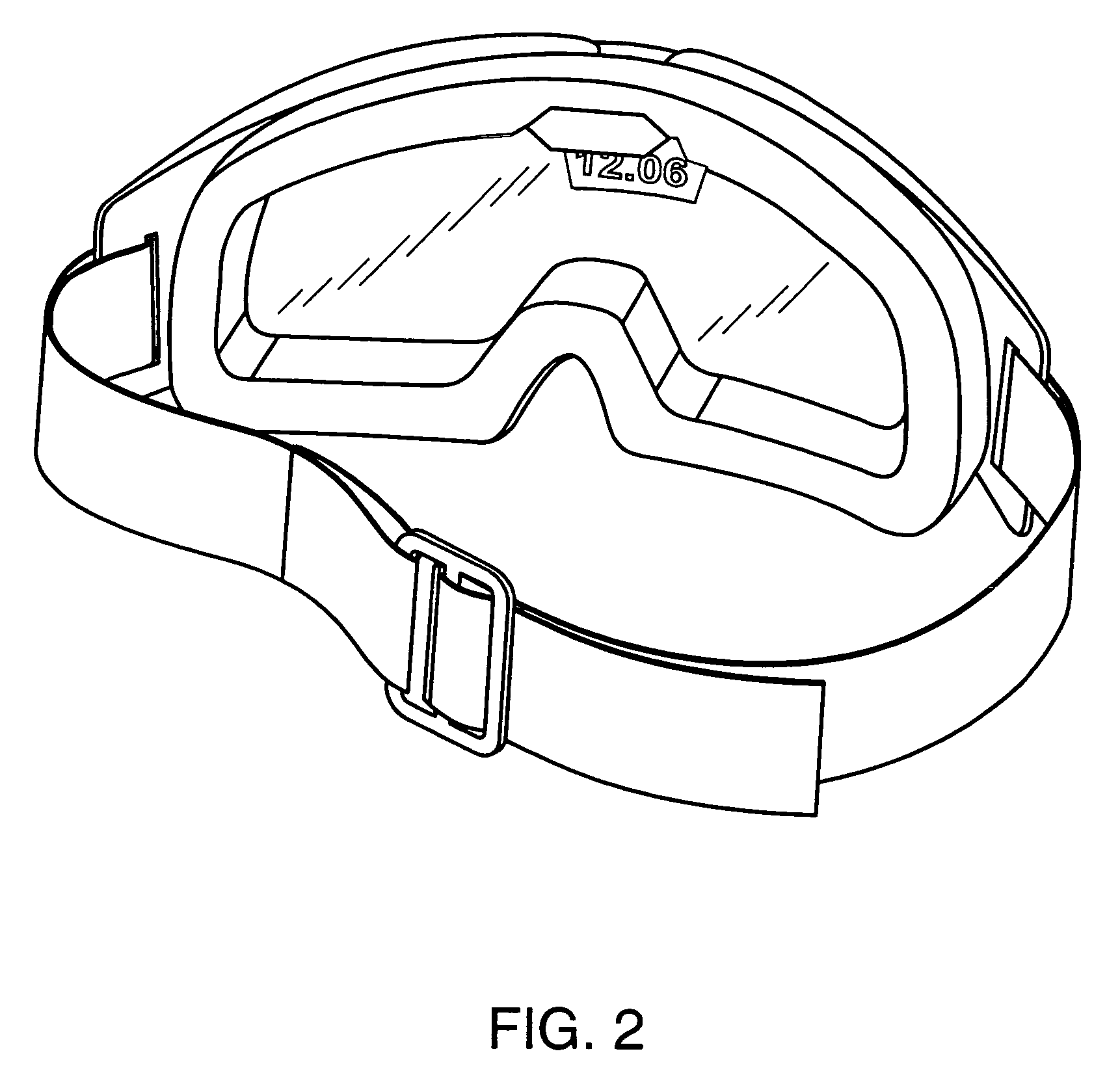 Eyewear with an image projected off of an unassisted eyewear lens to the user