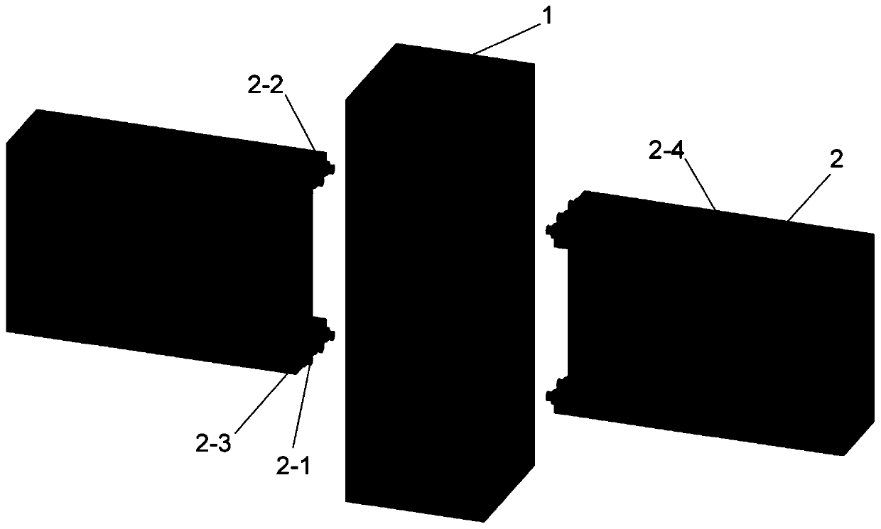 Steel plate interface connecting structure and method for reinforced concrete beam and column