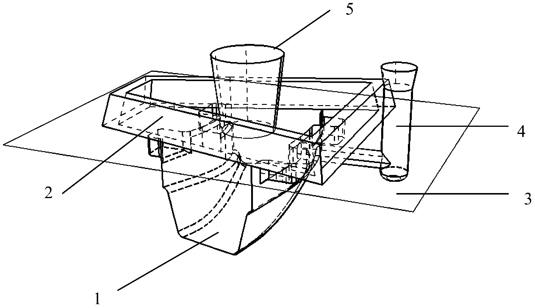 Non-pre-buried type abnormal-shaped bent water channel hot-work die and manufacturing method of non-pre-buried type abnormal-shaped bent water channel hot-work die