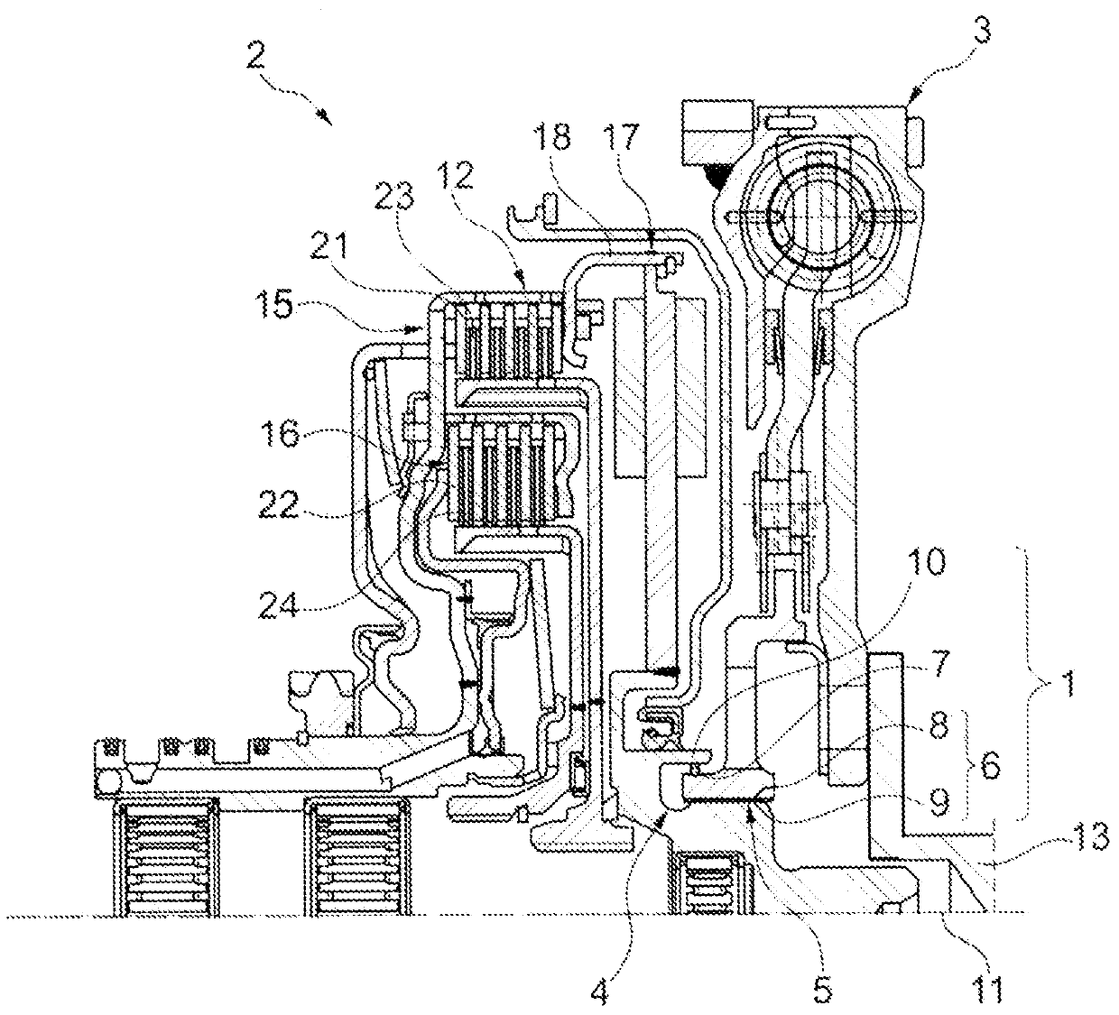 Connections for friction clutches and torsional vibration dampers