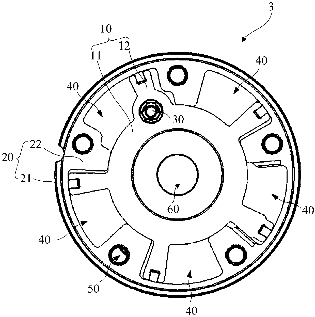 Vane type cam phaser