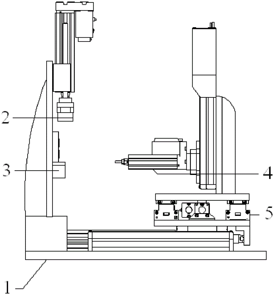 Double-level switch electric life detection test operating mechanism