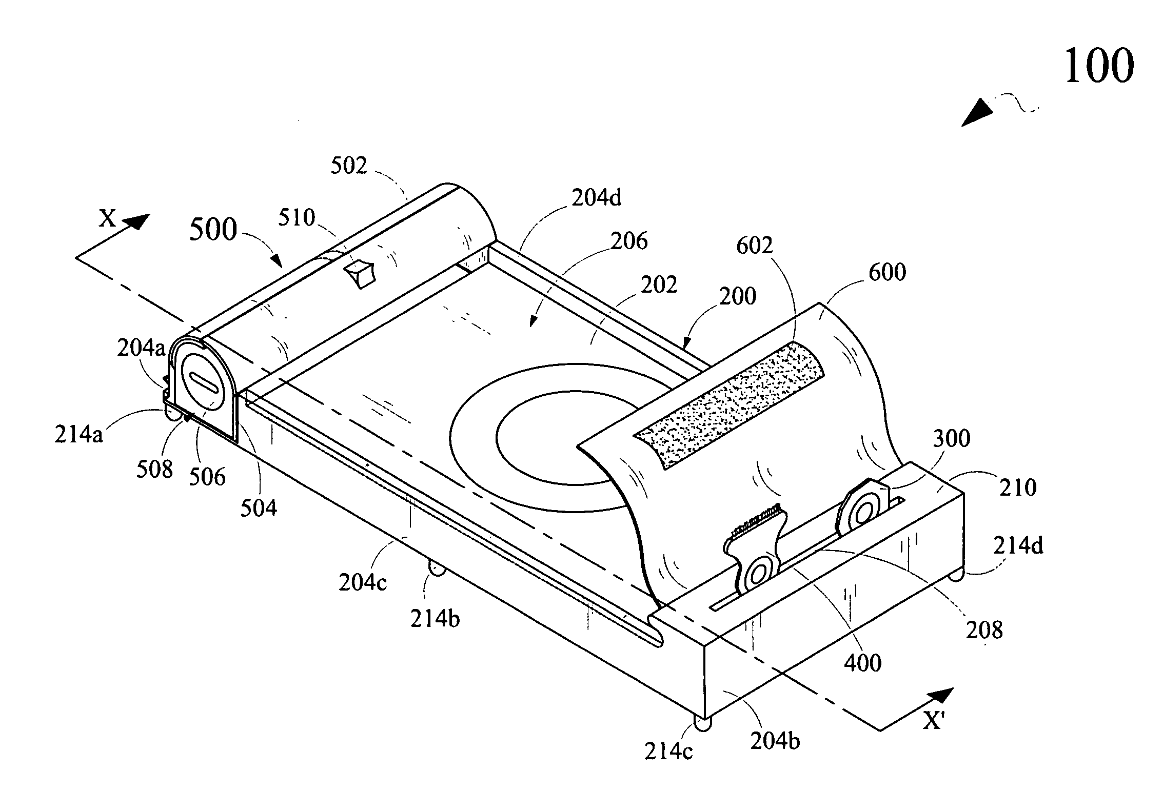 Scratch and dispose apparatus