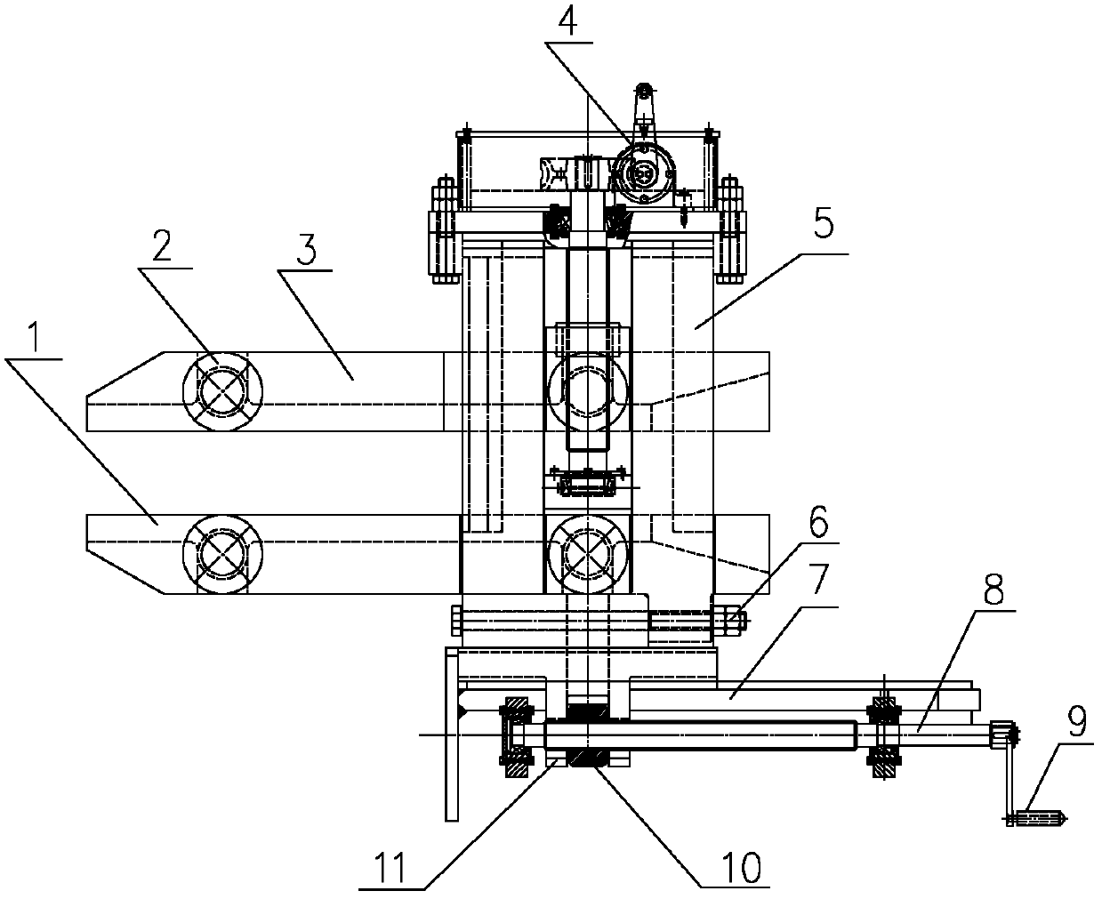 Vertical mill inlet shared induction device