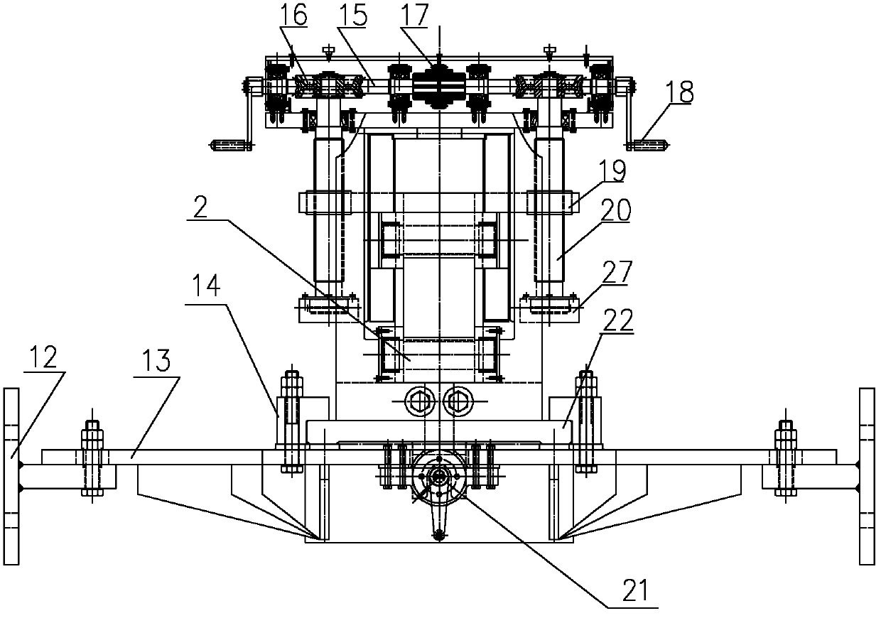 Vertical mill inlet shared induction device