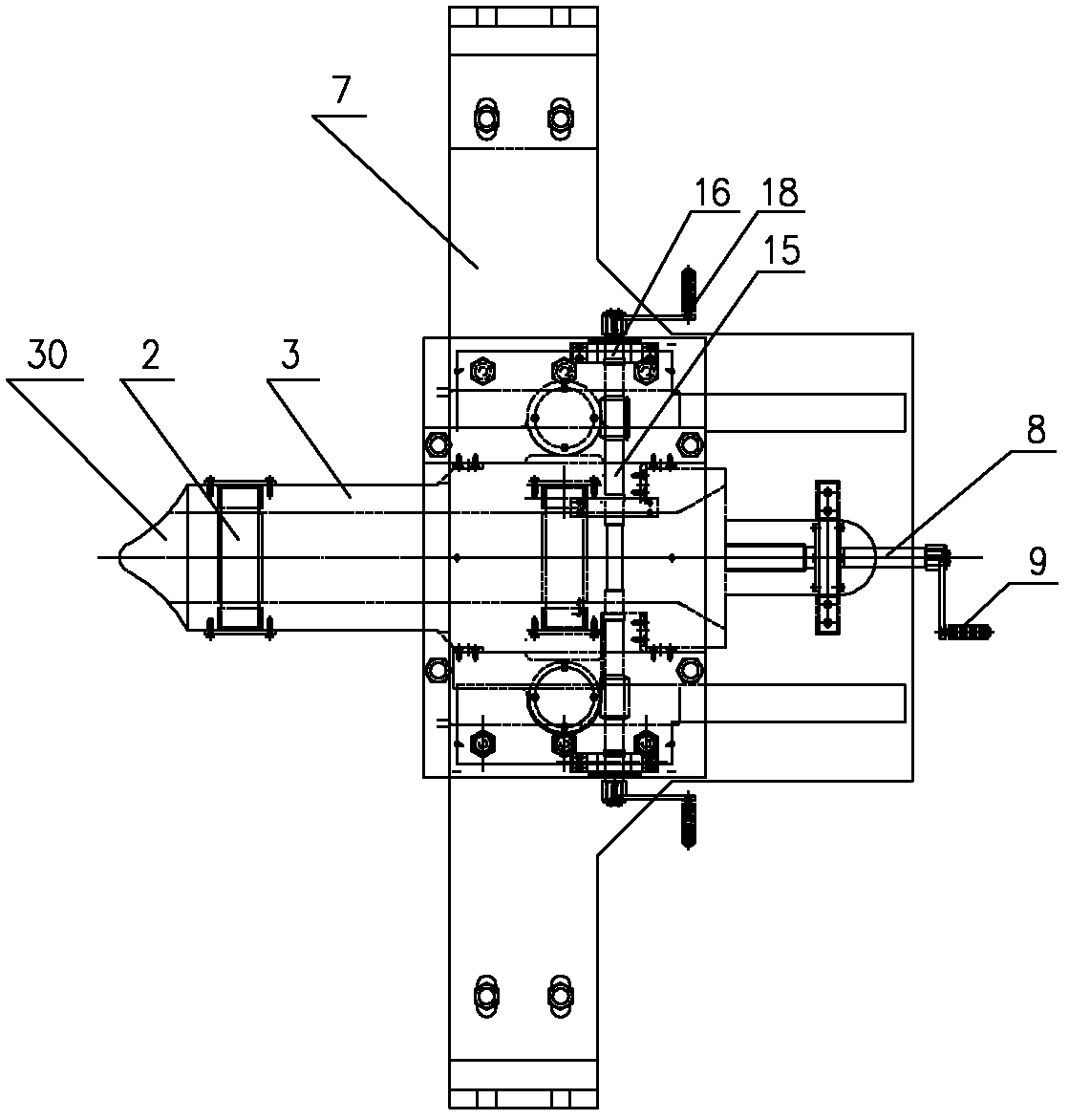 Vertical mill inlet shared induction device