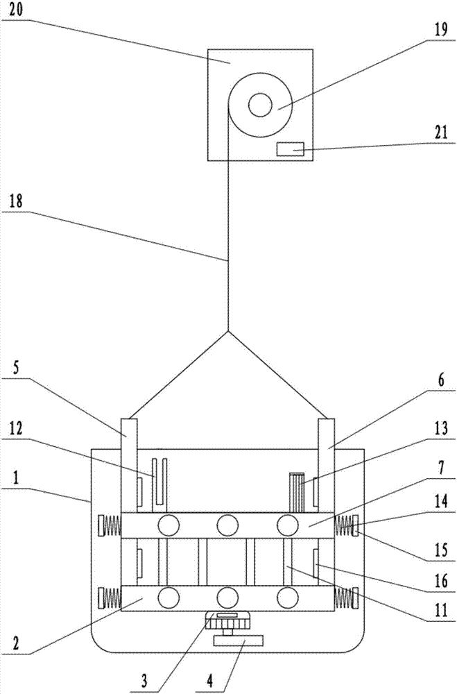 Lifting type sink basket with cleaning function