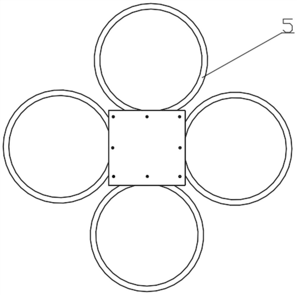 Metal composite energy dissipater with double-order yield points for shock insulation layer