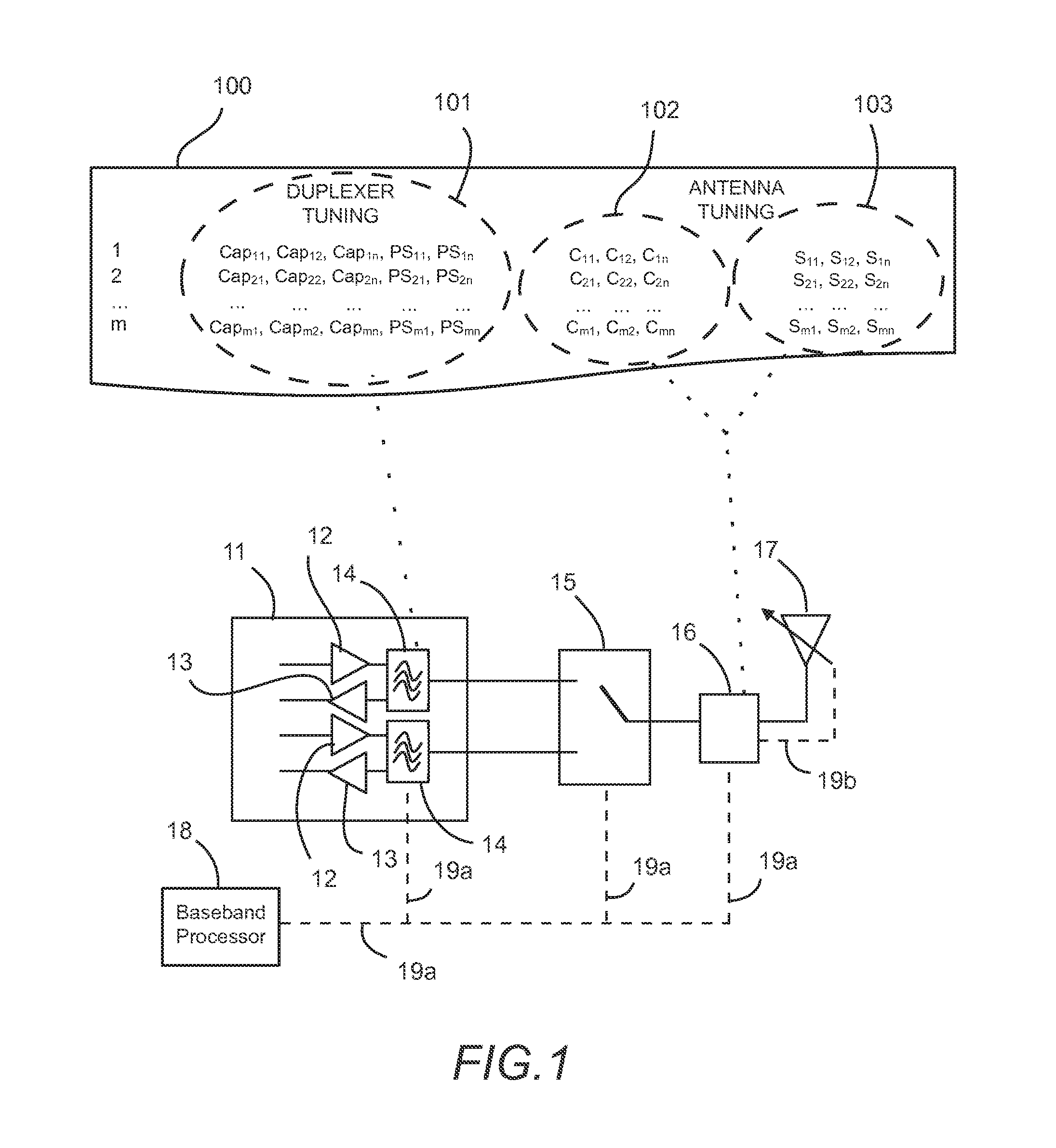 Tunable duplexing circuit