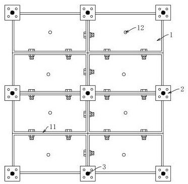 Construction method of recyclable prefab foundation pit support