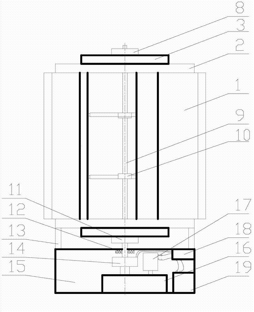 Diversion cover type elliptical orbit vertical-axis tidal current energy hydraulic turbine generator set