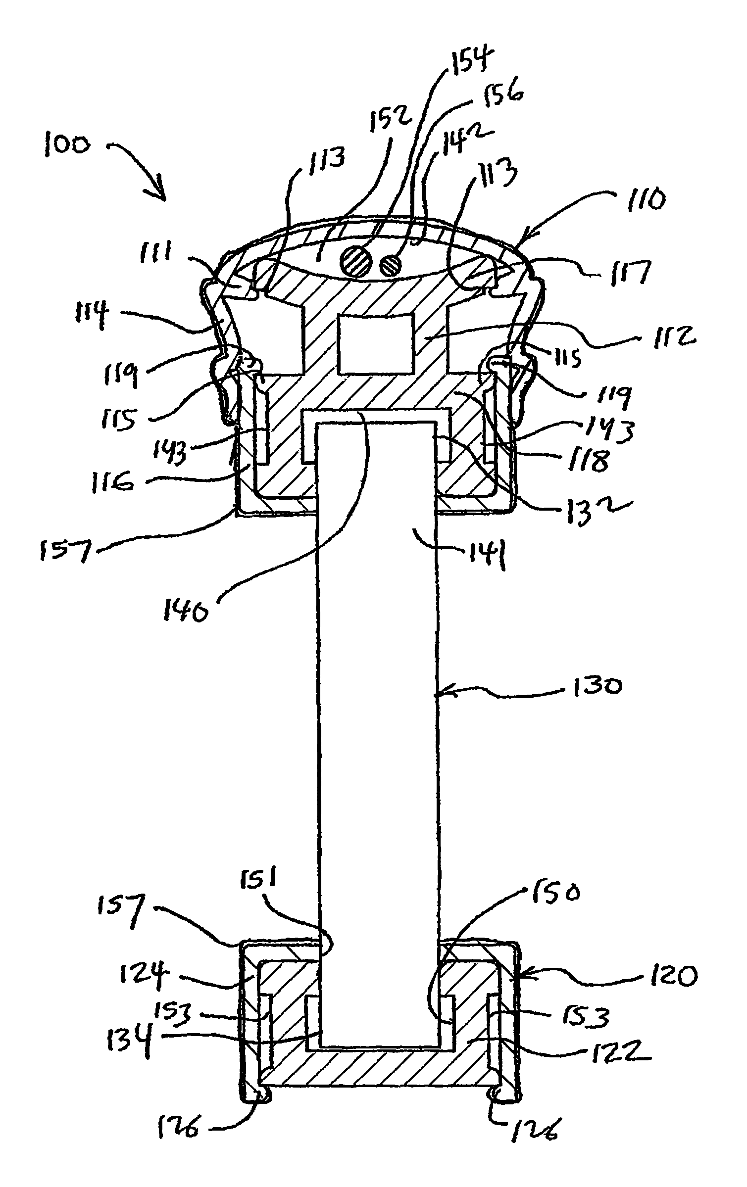 Railing assembly with detachable and upgradeable components