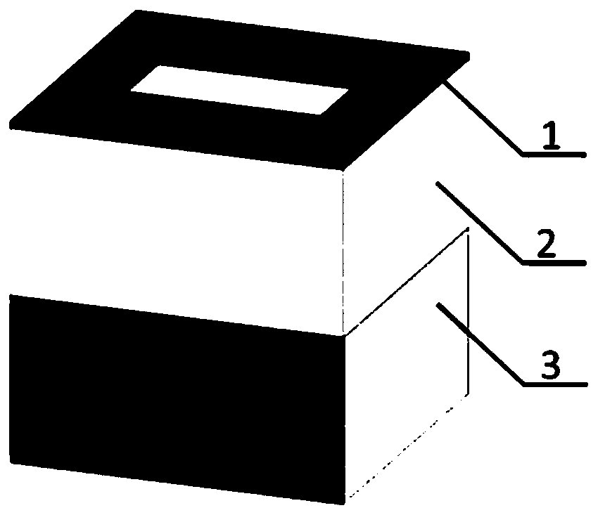 Reflecting stealth method and device based on graphite metasurface