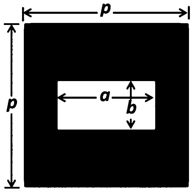 Reflecting stealth method and device based on graphite metasurface