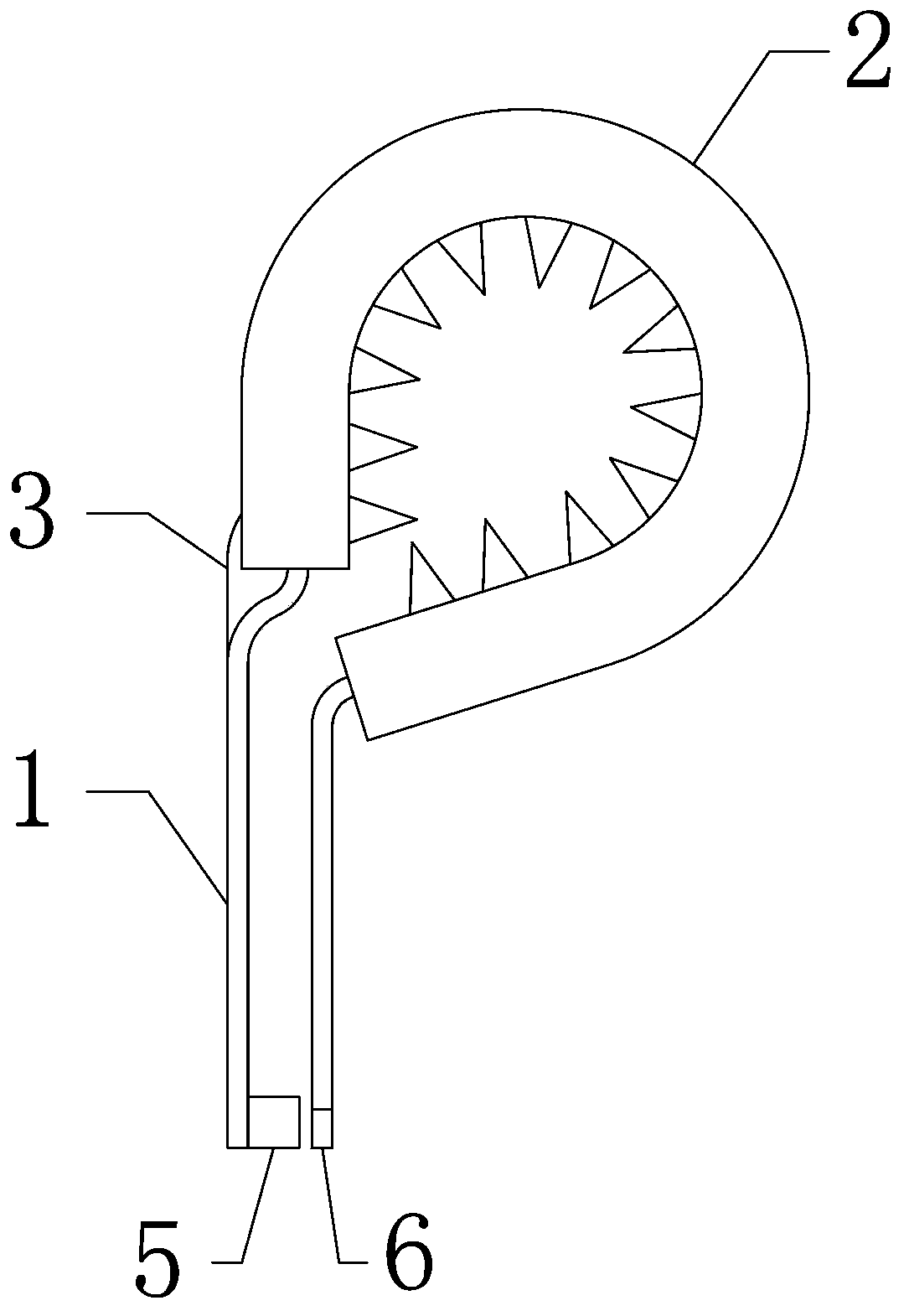 Fabric clamping suspension clamp