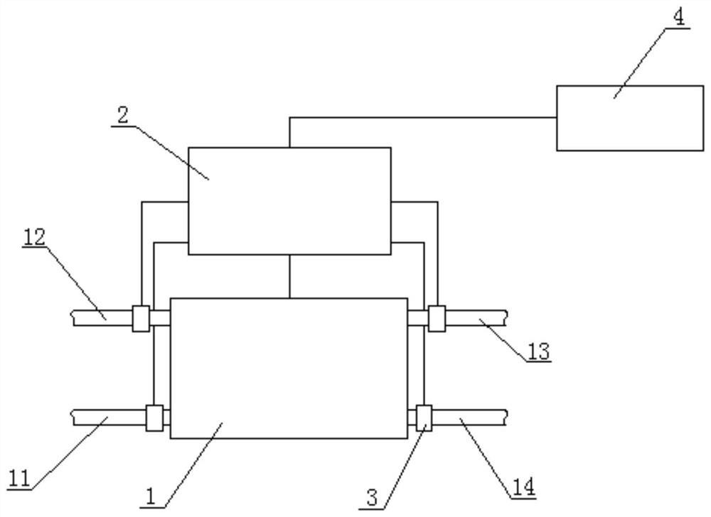 Intelligent balance regulation and control device for urban heat supply pipe network and control method of intelligent balance regulation and control device