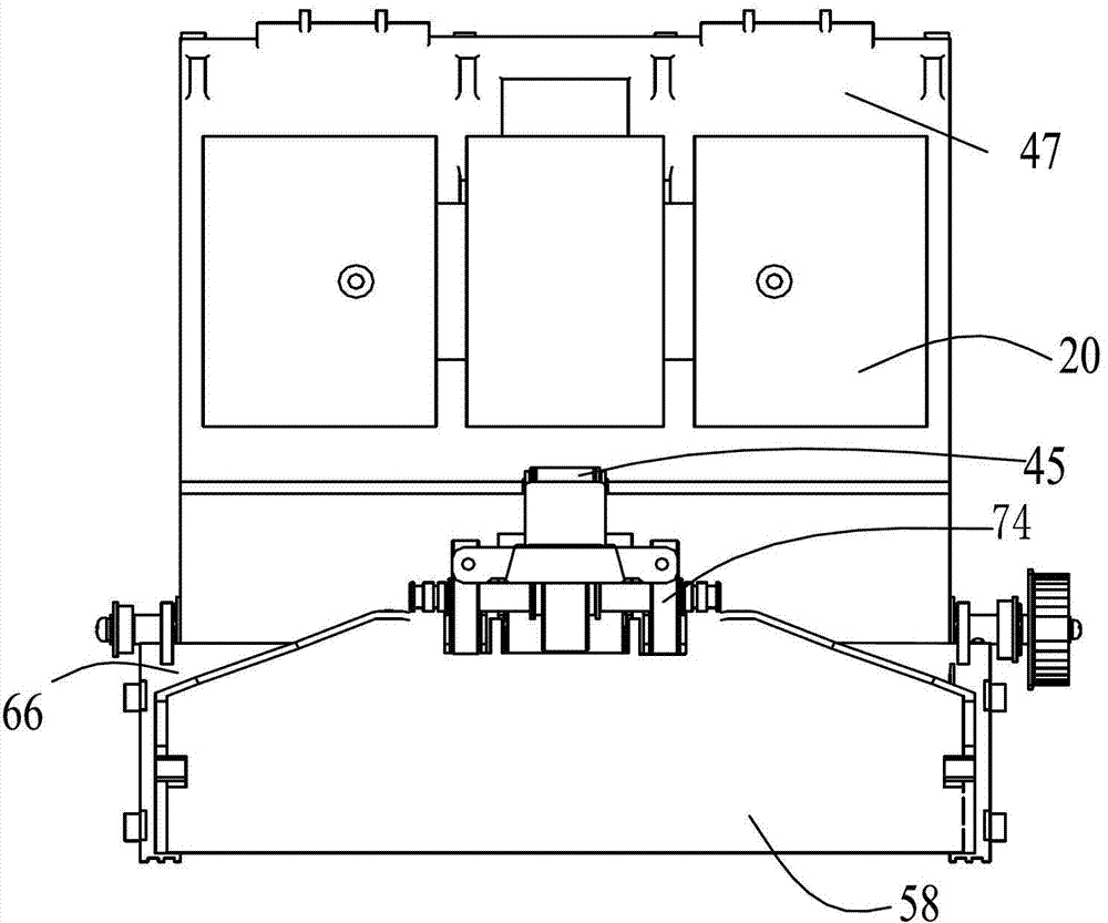 Paper money temporary storage device