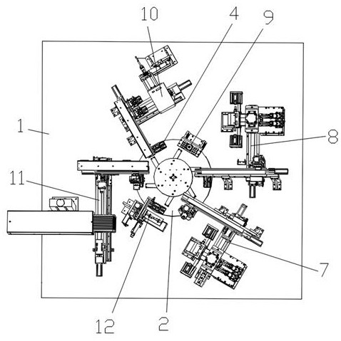 Mobile phone connector shell assembling equipment