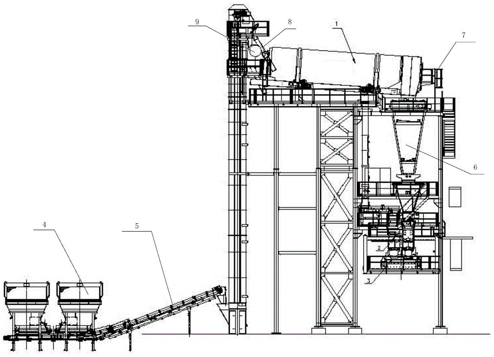 Foamed asphalt stone warm mixing addition system