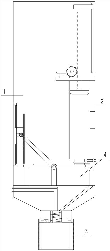 Automatic smearing type dosing device