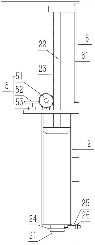 Automatic smearing type dosing device