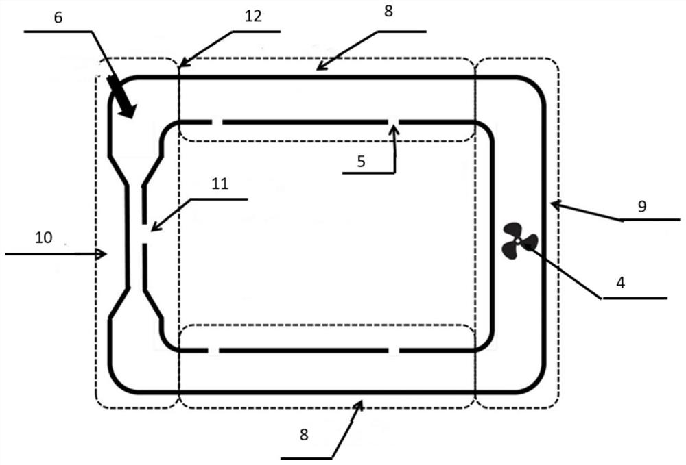 Design method of automobile air conditioner airflow channel