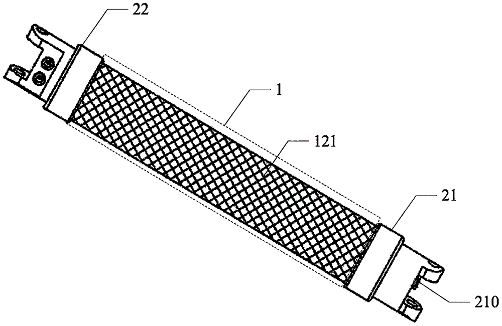 Pneumatic muscle and realized driving mechanism thereof