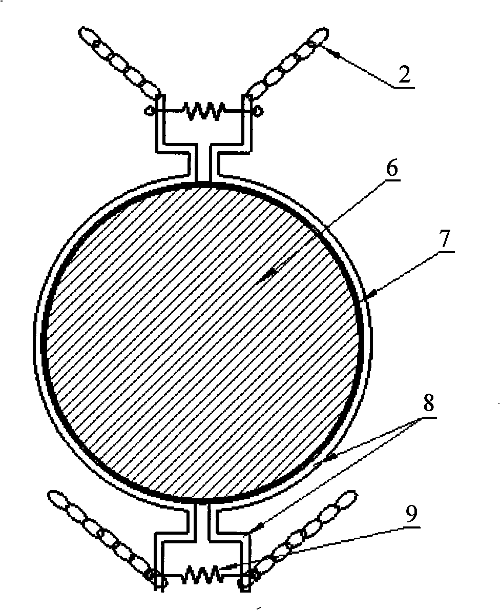 Design method of dash device for hard aluminum alloy semi-continuous casting