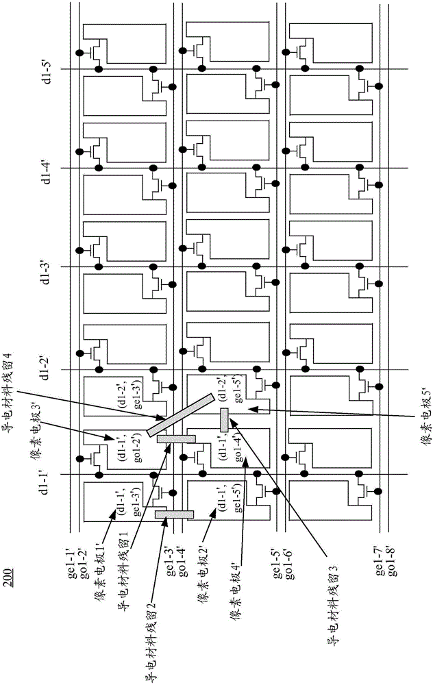 Dual gate line array substrate, testing method, display panel and display device