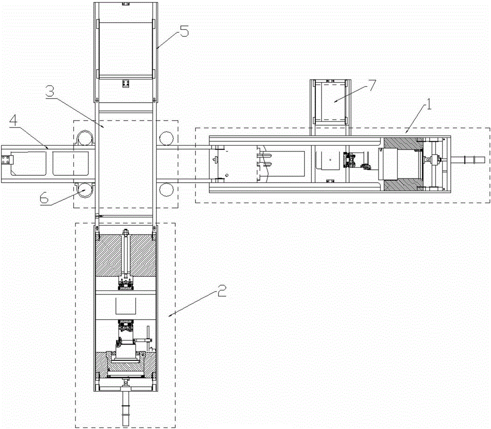 Rock true triaxial test method capable of realizing external loading of test specimen