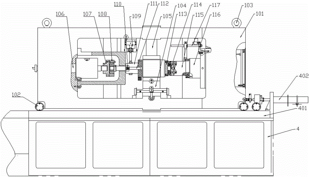 Rock true triaxial test method capable of realizing external loading of test specimen