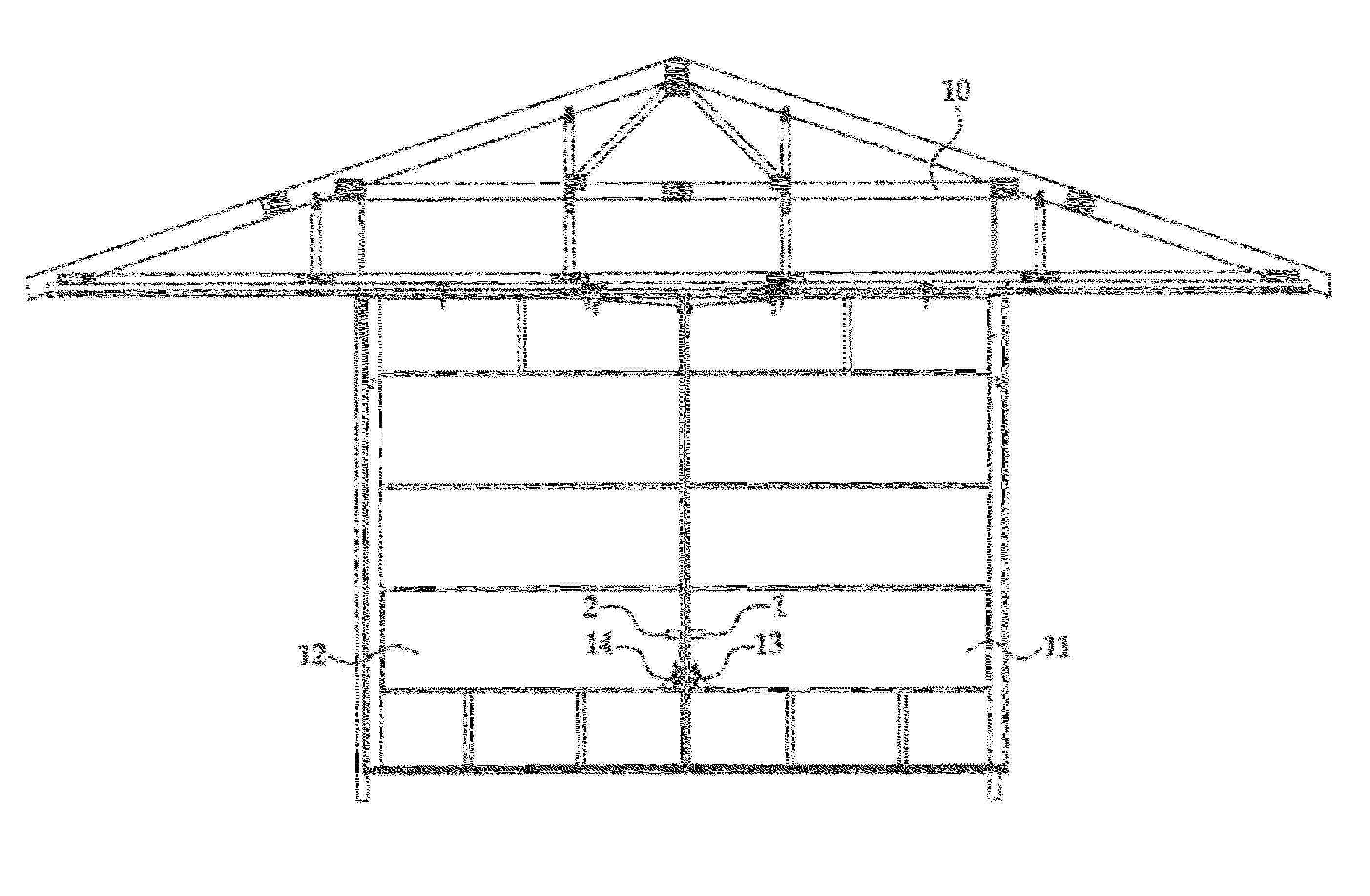 Self-latching and self-locking latch system for sliding door panels