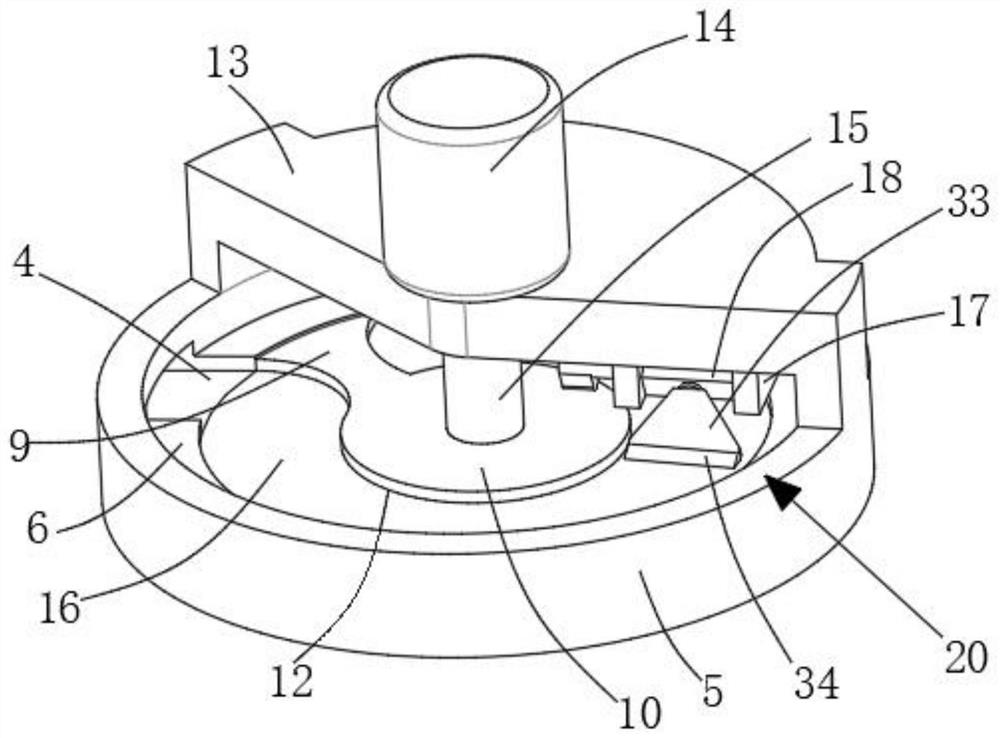 Baked food turn-over device