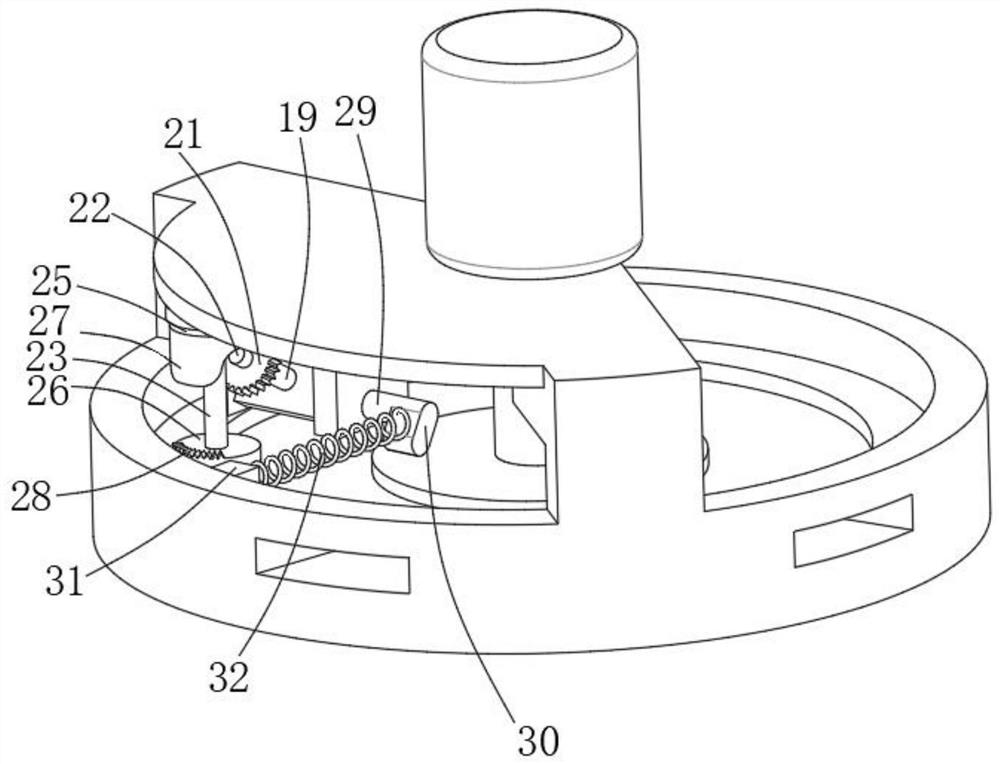 Baked food turn-over device