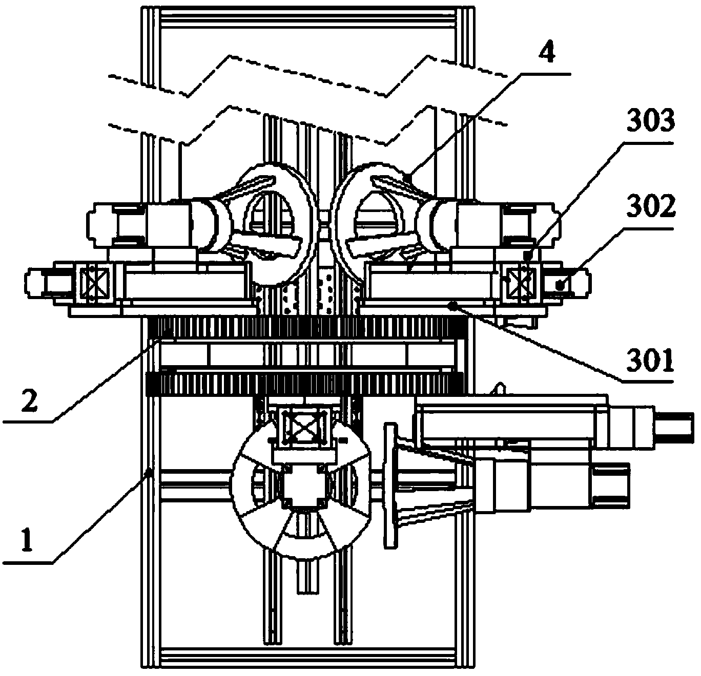 Numerical-control multi-station automatic drilling-tapping machine