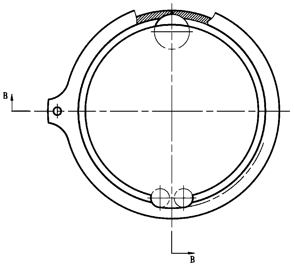 Machining deformation control method of bushing thin-wall part