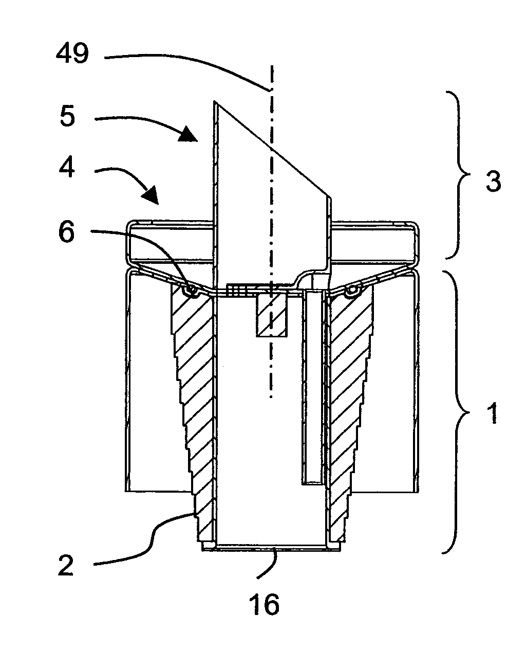 Pourer for a liquid container