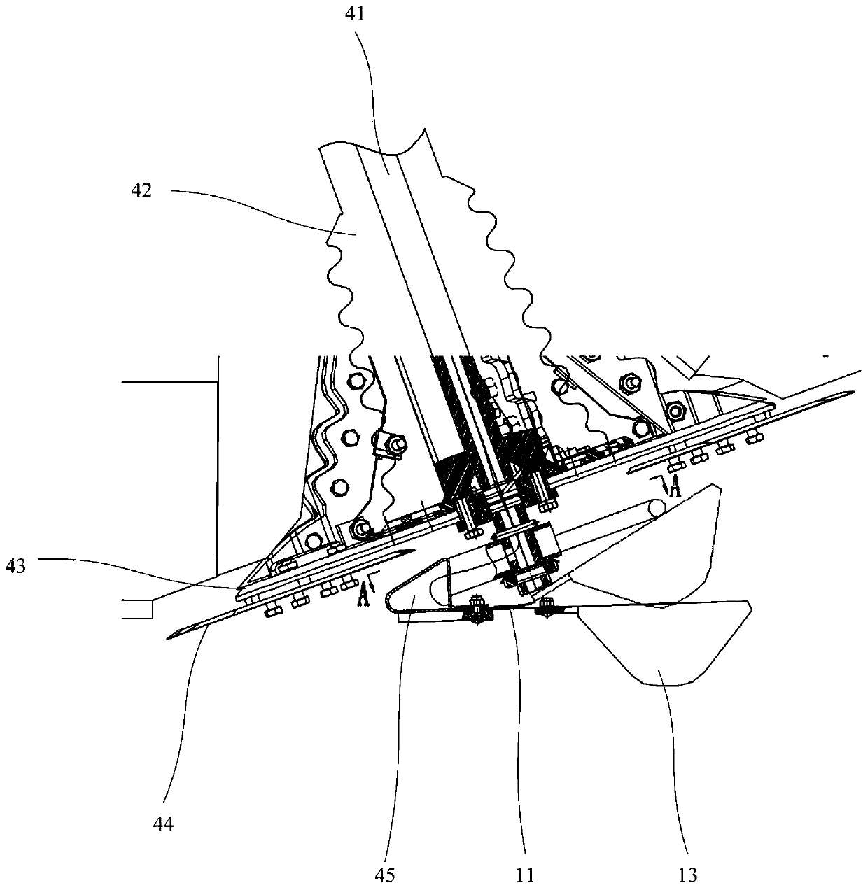 Ridge-top-sensing lifting device