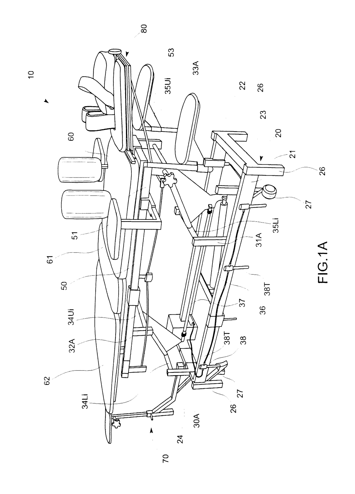 Computer controlled laser therapy treatment table