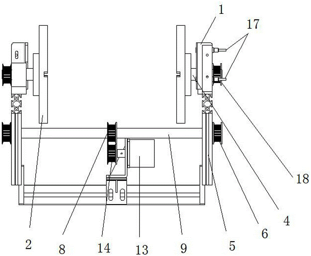 Automatic turnover mechanism for green ceramic tapes