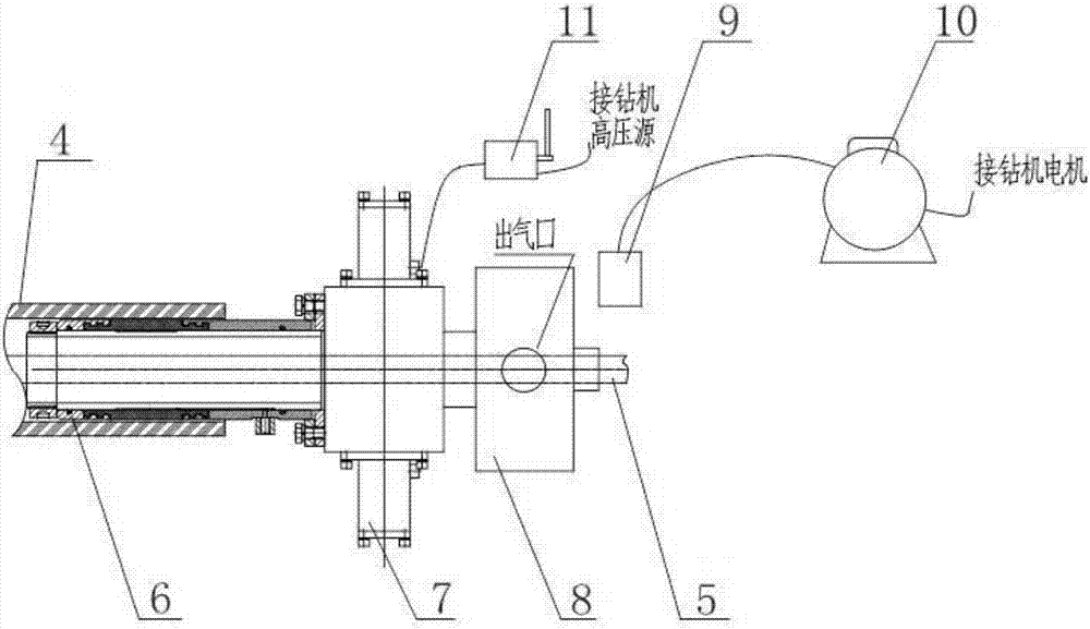 Full-automatic gas ultralimit preventing device